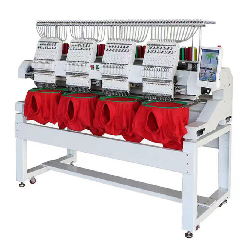 multi heads embroidery machine