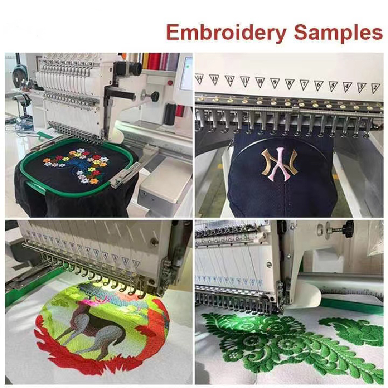 2 head embroidery machine