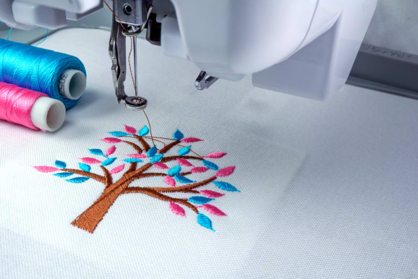needle embroidery machine factory